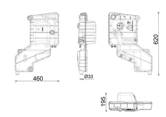 Expansievat Mahle Original CRT 287 000P