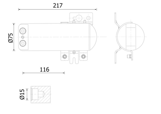 Airco droger/filter Mahle Original AD 321 000S
