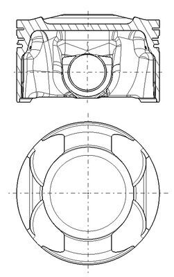 Zuiger Mahle Original 001 PI 00188 002