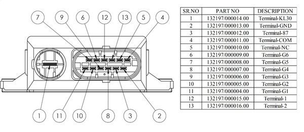 Regeleenheid, gloeitijd Mahle Original MHG 66
