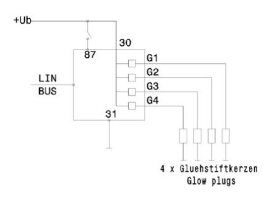 Regeleenheid, gloeitijd Mahle Original MHG 85