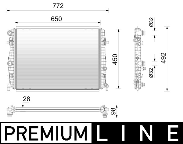 Radiateur Mahle Original CR 2785 000P