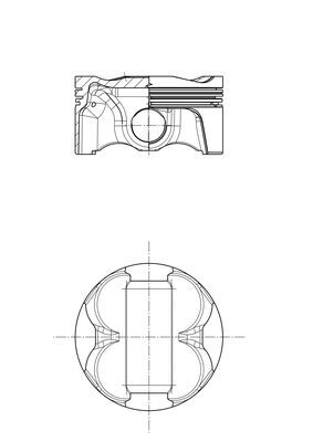 Zuiger Mahle Original 503 PI 00100 000