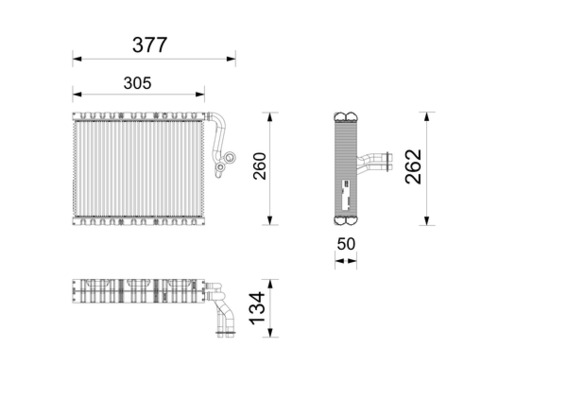 Verdamper, airconditioning Mahle Original AE 265 000P