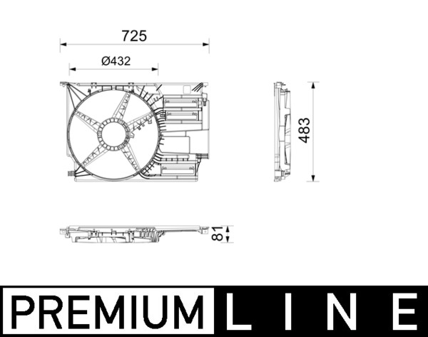 Ventilatorhuis Mahle Original CFS 30 000P