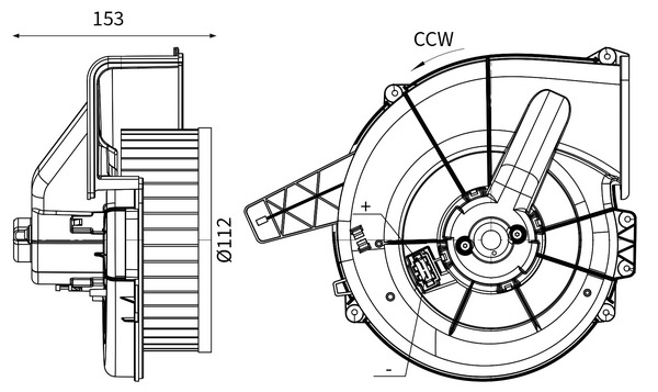 Interieurventilatie Mahle Original AB 20 000S