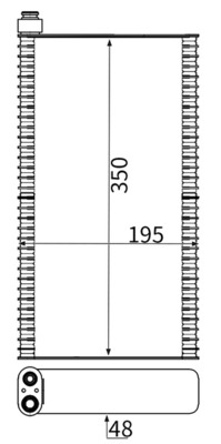 Verdamper, airconditioning Mahle Original AE 273 000S