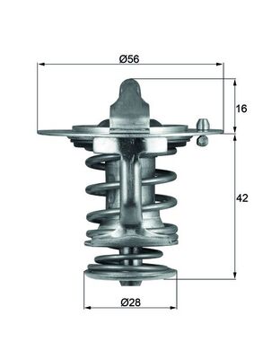 Thermostaat Mahle Original TX 83 76D