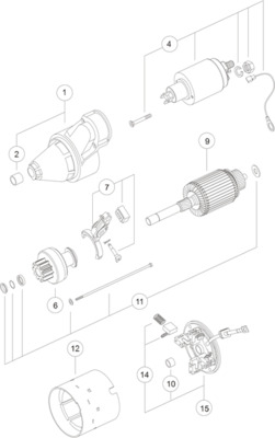 Starter Mahle Original MS 414