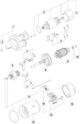 Starter Mahle Original MS 448