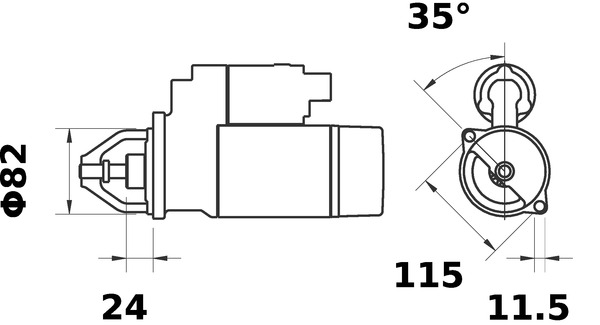 Mahle Original Starter MS 563