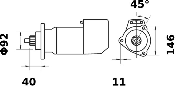 Mahle Original Starter MS 523