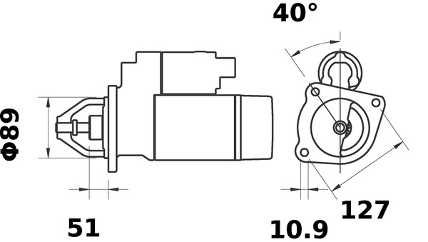 Mahle Original Starter MS 319
