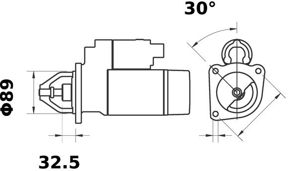 Mahle Original Starter MS 299