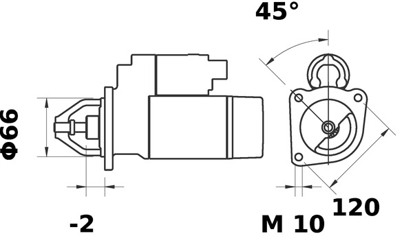 Mahle Original Starter MS 283