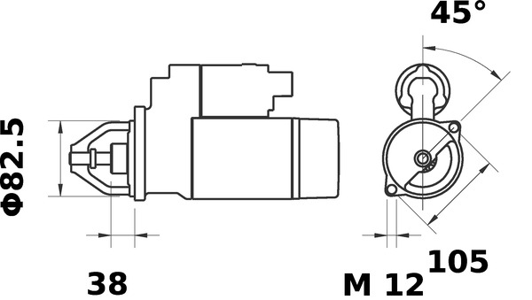Mahle Original Starter MS 266