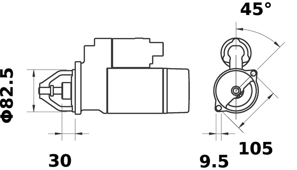 Mahle Original Starter MS 221