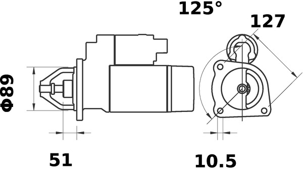 Mahle Original Starter MS 174