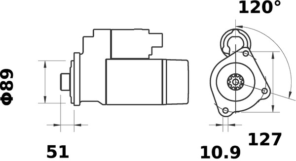 Mahle Original Starter MS 139