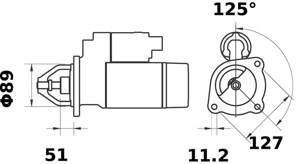 Mahle Original Starter MS 141