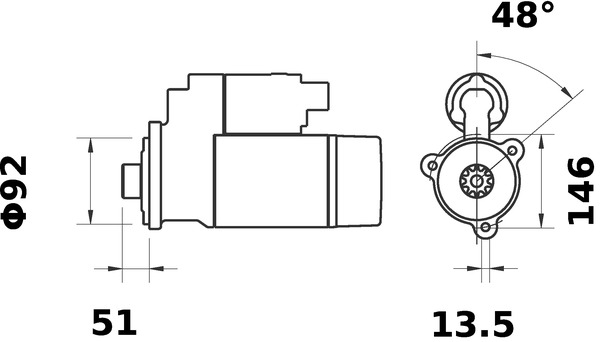 Mahle Original Starter MS 101