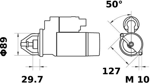 Mahle Original Starter MS 74