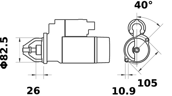 Mahle Original Starter MS 36