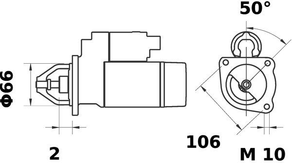 Starter Mahle Original MS 17