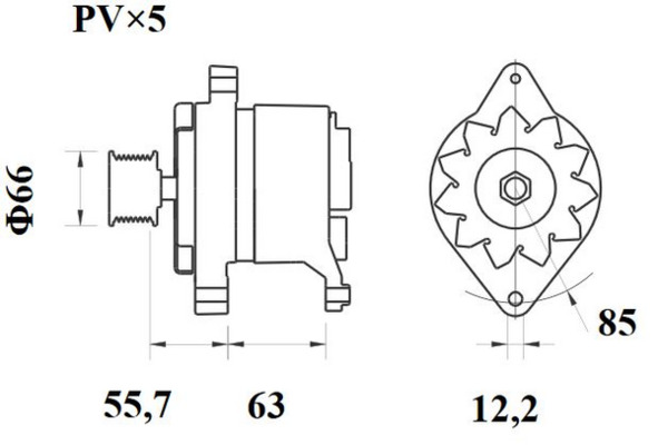 Mahle Original Alternator/Dynamo MG 601