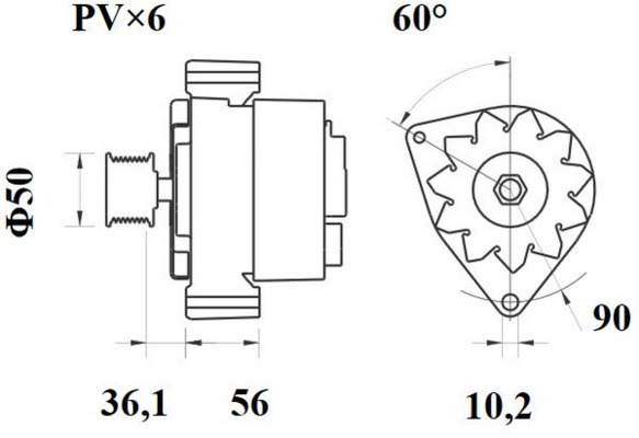 Mahle Original Alternator/Dynamo MG 430