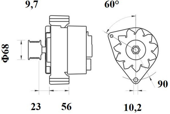 Mahle Original Alternator/Dynamo MG 431