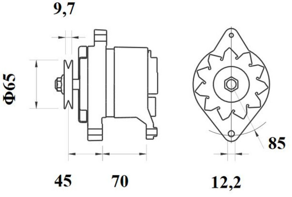 Mahle Original Alternator/Dynamo MG 423