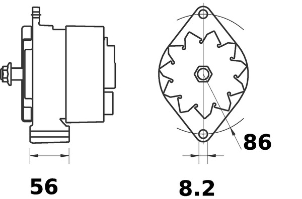 Mahle Original Alternator/Dynamo MG 313