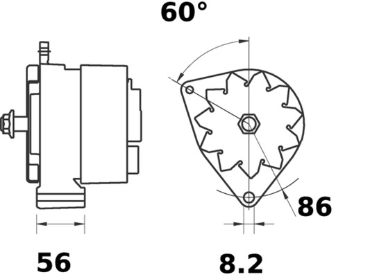 Mahle Original Alternator/Dynamo MG 209