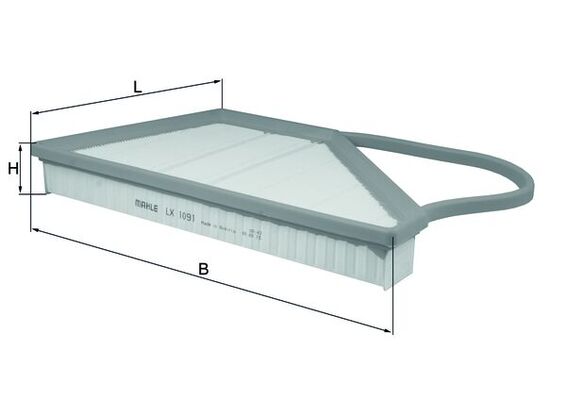 Luchtfilter Mahle Original LX 1091