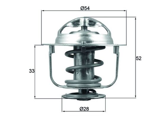 Thermostaat Mahle Original TX 176 82D