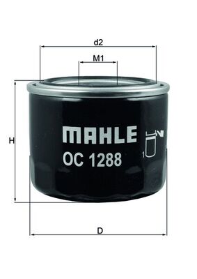 Oliefilter Mahle Original OC 1288