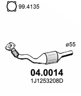Katalysator Asso 04.0014