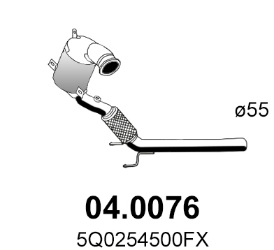Katalysator Asso 04.0076