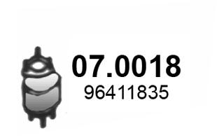 Katalysator Asso 07.0018