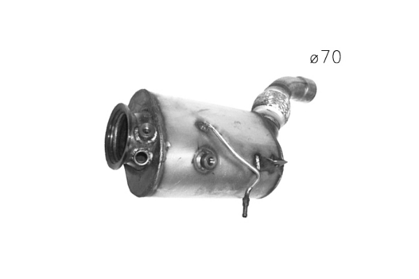 Roetfilter, uitlaatinstallatie Asso 08.15009