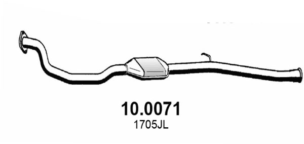 Katalysator Asso 10.0071