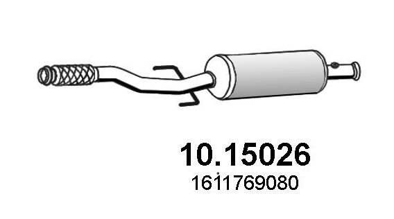 Roetfilter, uitlaatinstallatie Asso 10.15026