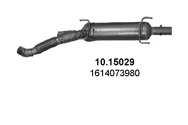 Roetfilter, uitlaatinstallatie Asso 10.15029