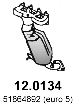 Katalysator Asso 12.0134