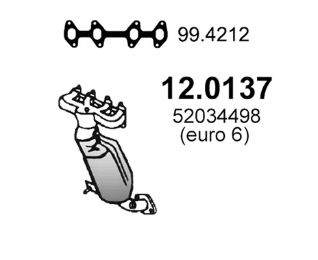 Katalysator Asso 12.0137