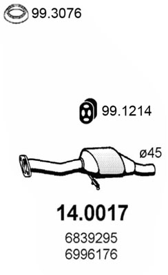 Katalysator Asso 14.0017