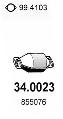 Katalysator Asso 34.0023