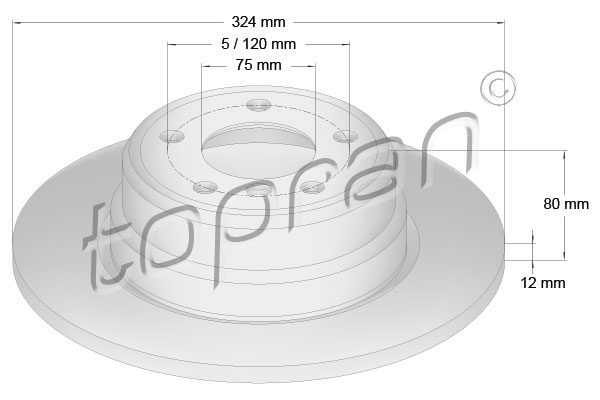 Remschijven Topran 501 192