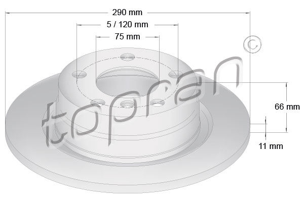 Remschijven Topran 501 903